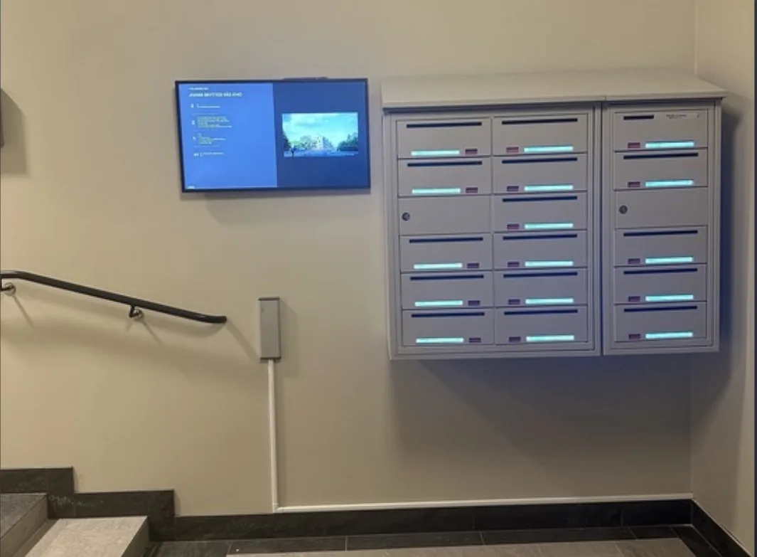 Connected mailbox installation
